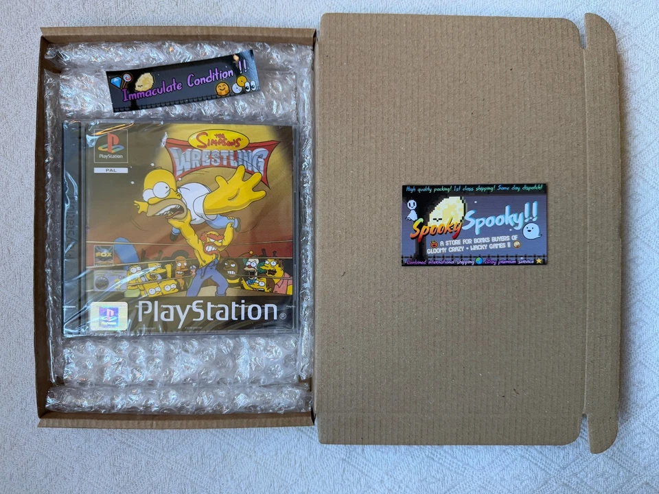 The Simpsons Wrestling PS1 - UK PAL New Sealed - High Quality Packing - Tracked - Image 2 of 4