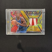 2014-15 Panini Select Joel Embid Rookie Swatches Gold Pulsar #/10 Player Worn