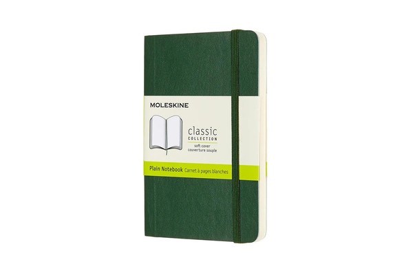 Moleskine Notizbuch Pocket/A6, Blanko, MyrtengrüN Moleskine Notizbuch Softcover-image