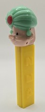 Vintage PEZ Maharaji Genie With Green Turban And Yellow Stem No Feet 