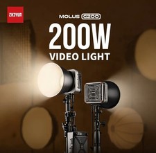 Zhiyun Molus G200 200W LED-Videoleuchte 2700K...