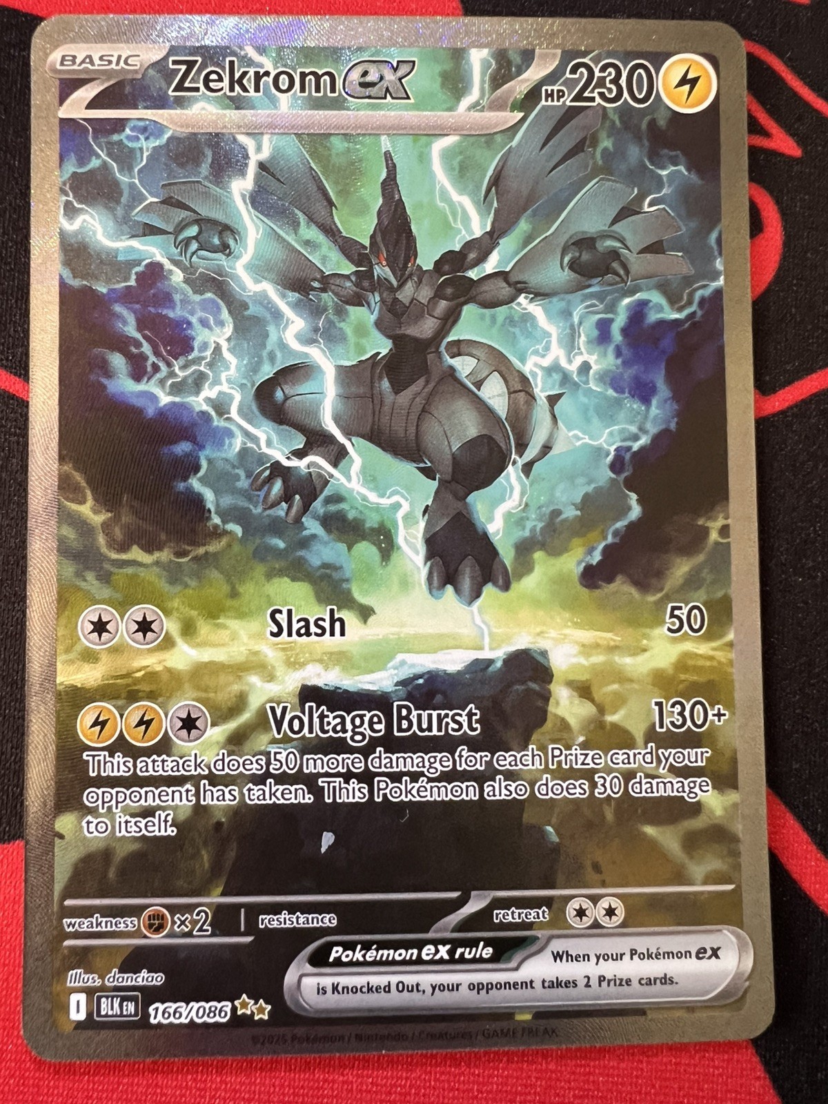 Zekrom ex [166/086 Special Illustration Rare] Pokemon TCG Black Bolt - English