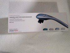 New Megawise Handheld Massager, Deep Percussion, Multiple Attachments  Modes