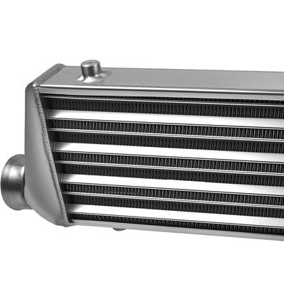 Universal Tube & Fin Front Mount Turbo Intercooler FMIC Aluminum 18"X12 Universal Tube & Fin Front Mount Turbo Intercooler FMIC Aluminum 18"X12