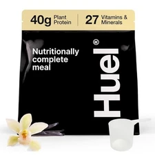 Huel Black Edition Vanilla 40g Vegan Protein Gluten-Free 17 Servings (Exp 826)