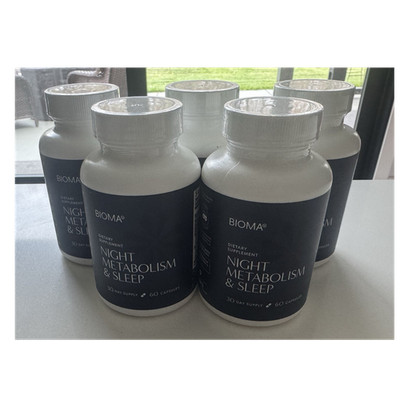 Bioma Night Metabolism & Sleep Supplement 60 Capsules - includes 5 bottles