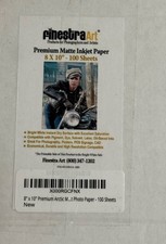 8" x 10" Premium Arctic Matte Inkjet Photo Paper - 100 Sheets
