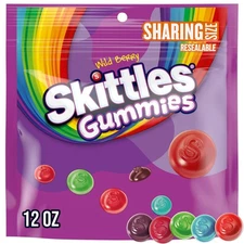 Skittles Wild Berry Gummy Candy, Sharing Size - 12 oz Bag