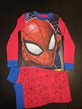 Boys Size 7 Two Piece Spider Man Pajama Set NWT
