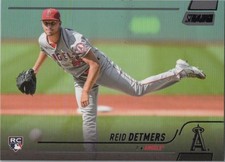 ✨ 2022 Topps Stadium Club Reid Detmers RC #208 – Base & Black Foil Parallel – RC