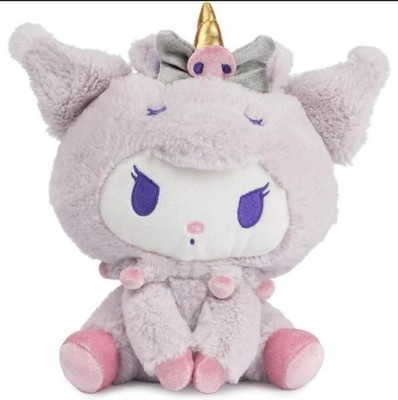 GUND Sanrio Unicorn KUROMI Plush Toy, Premium Stuffed Animal, 6 inches, Purple