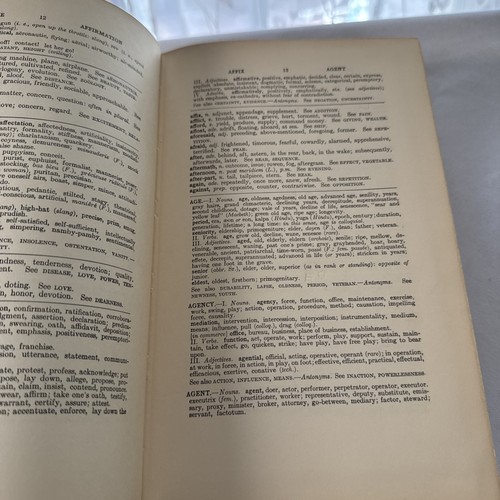 Rochette’s Thesaurus of the English Language in dictionary form | 1931 ...