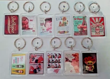 Key Chain--Dr. Pepper Vintage Ads.  Choice of # 01 to # 11