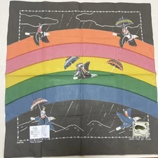 KAPITAL "fastcolor Selvedge Bandana (RAINBOW & BIRDS)" 3 Colors 22456