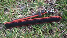 18mm Black ANTIALRGIC Genuine Calf Leather Interchangeable Strap 4 Michele Watch