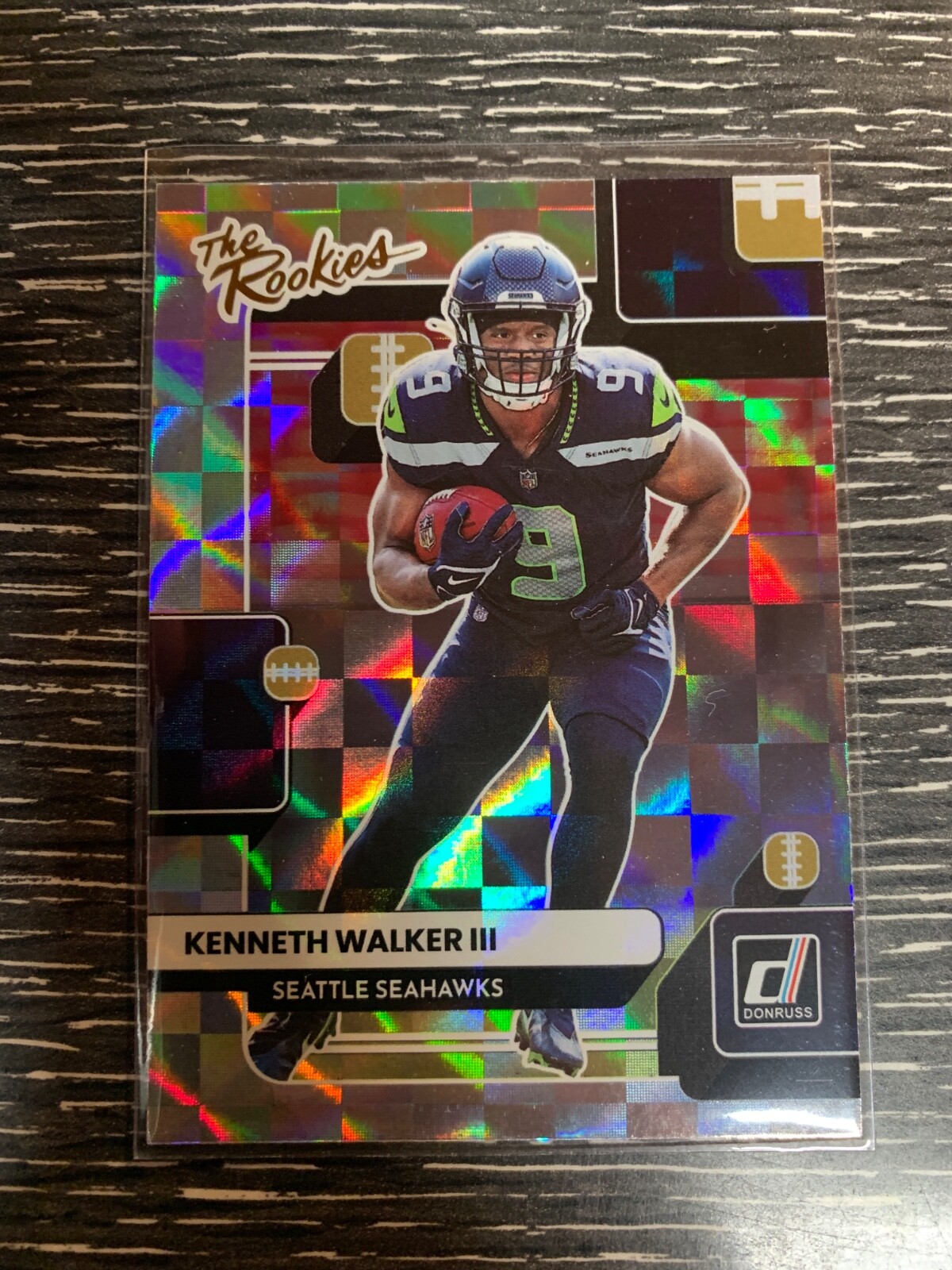 Kenneth Walker III 2022 Donruss Football The Rookies Insert #TR-18 Seahawks 7BC
