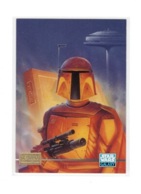 STAR WARS GALAXY SERIES THREE #301 BOBA FETT CLOUD CITY 1ST FIRST DAY PRODUCTION