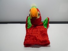 COLORFUL PARROT BIRD 10" HAND PUPPET UNBRANDED ML330 
