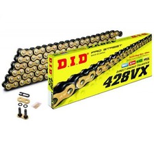 DID X-Ringkette G&B 428VX/138 Kette offen mit Clipschloss