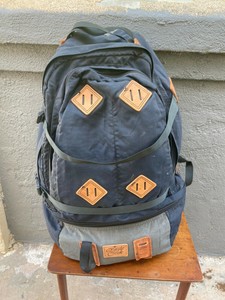 old school hiking backpack