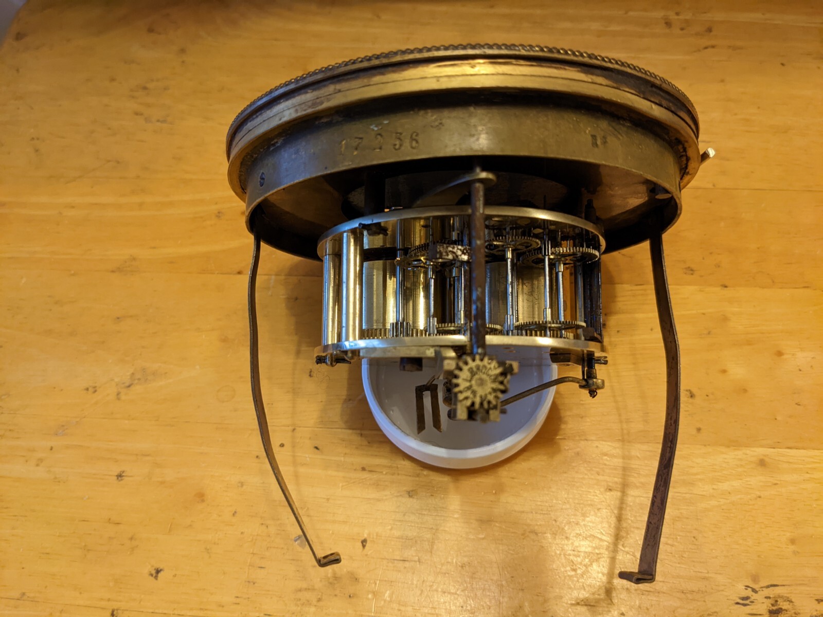 Antique french clock movement eBay