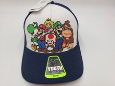 Youth Super Mario Brothers Bros Characters Snapback Hat Cap Video Game Boy Girl