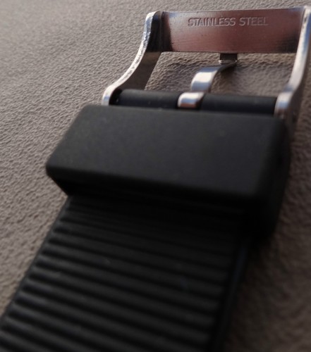 Mens Timex "8 Lap" Black Water Resistant Sport 19mm Watch Band Fits LED, Digital - Picture 4 of 6