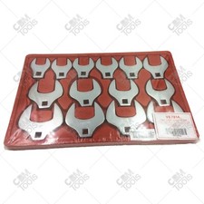 V8 Tools 14pc Jumbo Sae Crowfoot Wrench Set 12 Inch Dr Alloy Steel New V8 Tools 14pc Jumbo Sae Crowfoot Wrench Set 12 Inch Dr Alloy Steel New