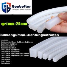 Strisce sigillanti gomma siliconica bianche rotonde/quadrate impermeabili guarnizioni VQM