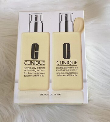 Clinique Dramatically Different Moisturizing Lotion+  8.5oz/250ml Jumbo  2 Pack