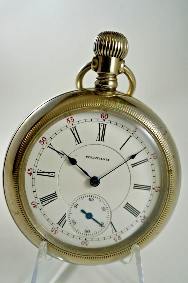 Reloj Bolsillo 1900 Waltham Vanguard Grado Modelo 1892 21J 18S Vitrina Foto 3 de 4