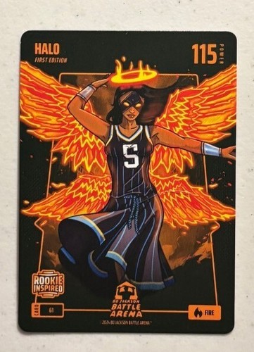 2024 Bo Jackson Battle Arena Alpha Edition Halo Angel Reese Fire #61