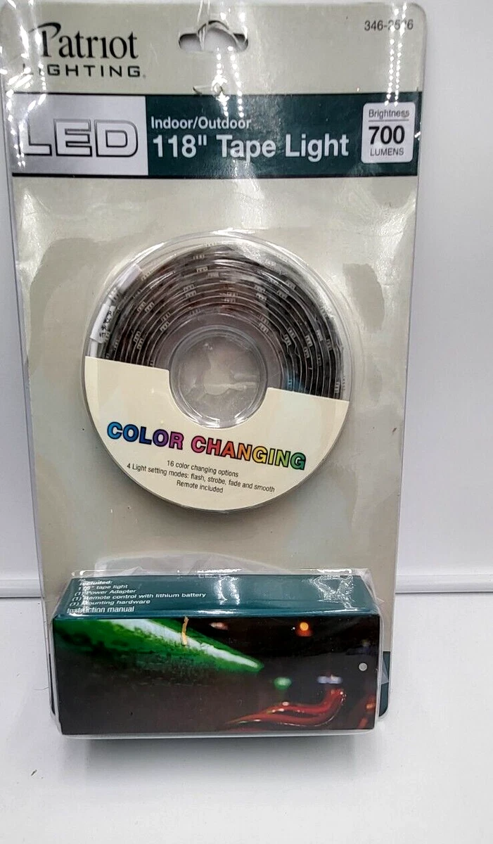 Patriot lighting led color changing tape light deals