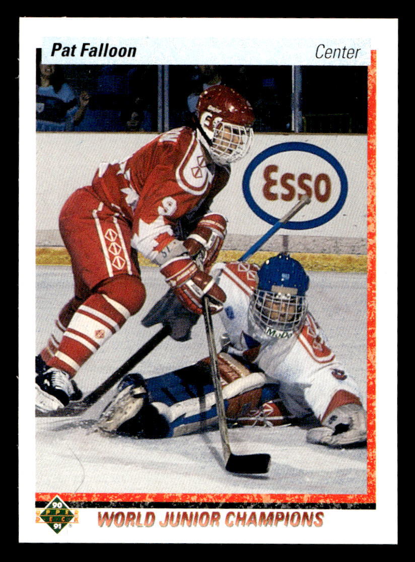 1990-91 Upper Deck #469 Pat Falloon Rookie Card RC