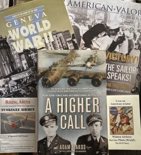 Lot Of 5 World War II Books & Magazines Pre Owned - Afbeelding 1 van 15