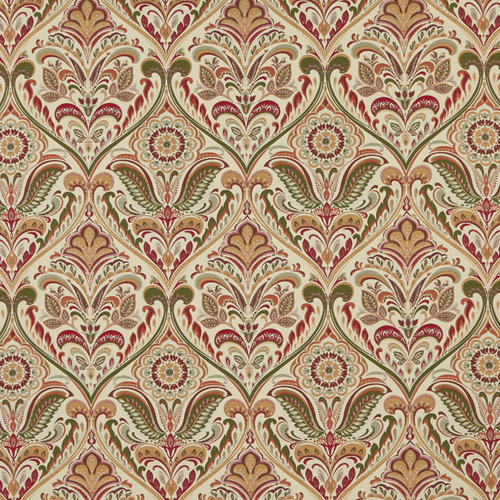 Tissu Tissé ILIV Winterbourne Cerise (1,8m) – Floral Pour Rideaux/Coussins