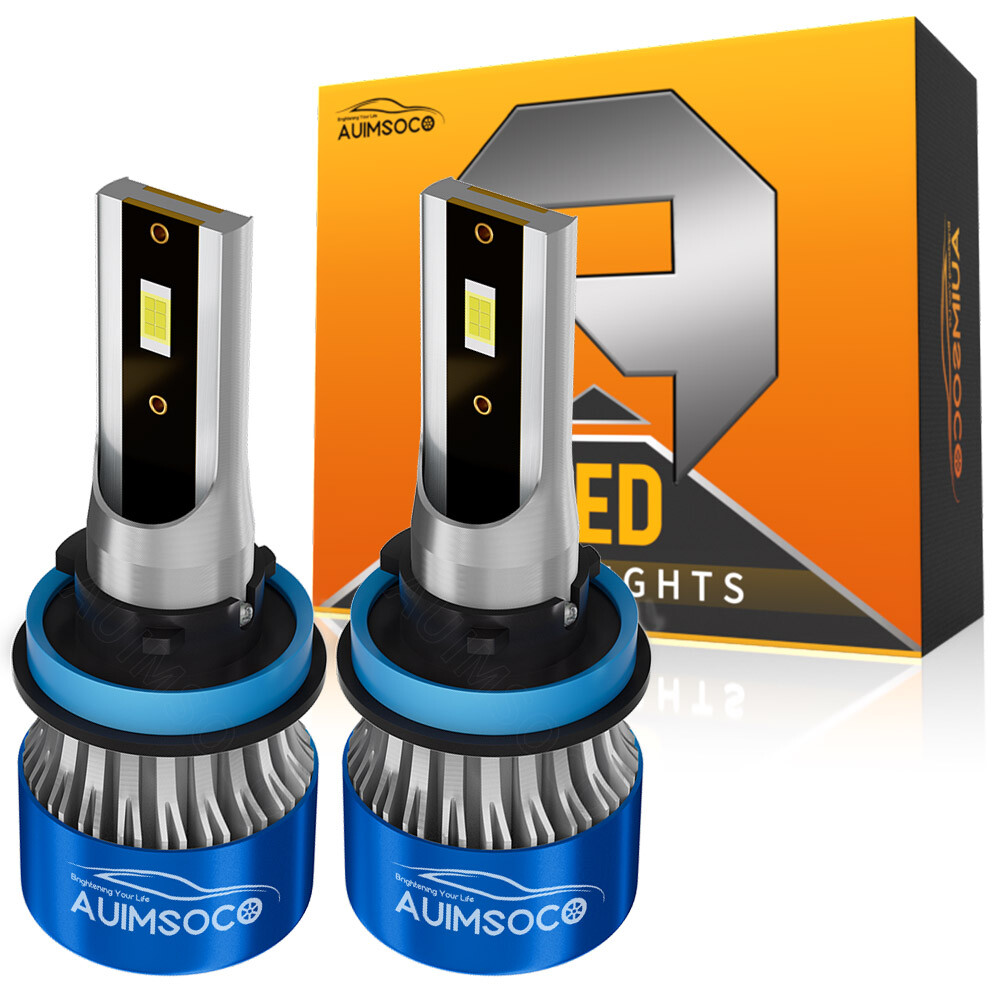 4x AUXITO 9005 H11 LED Combo Headlight Bulbs High Low Beam Kit Extremely White E - Foto 9