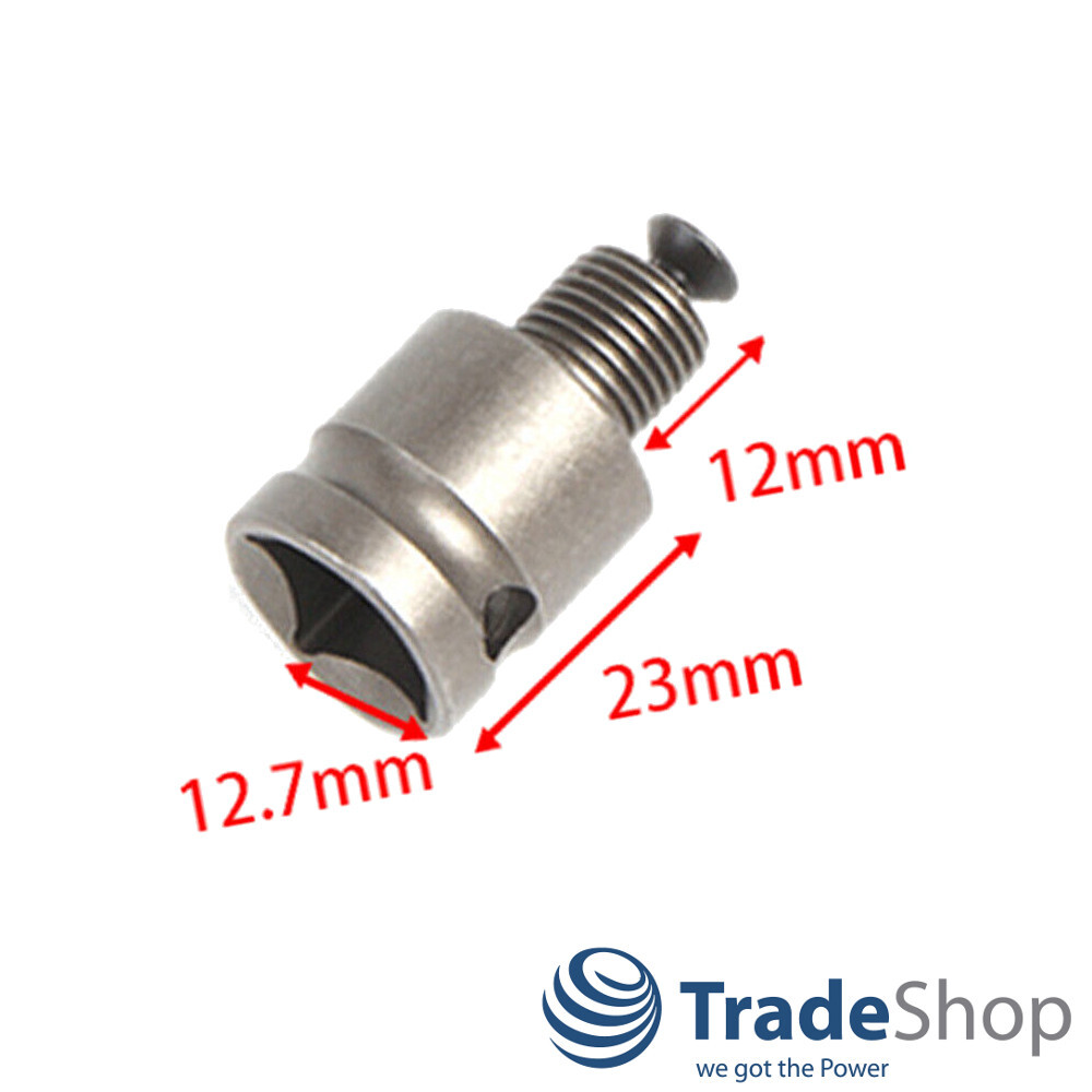 Impact wrench 1/2-20UNF keyless 1/2 drill chuck adaptor converter with