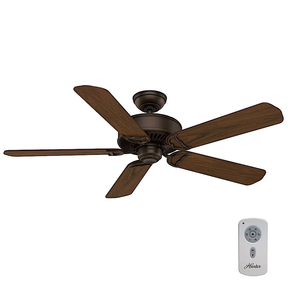 Casablanca 54" DC Motor Brushed Cocoa Remote Ceiling Fan