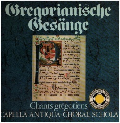 2xLP Capella Antiqua - Choral Schola Gregorianische Gesänge GATEFOLD BASF