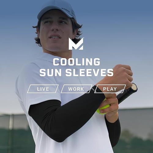 MISSION Cooling Sun Sleeves - Lightweight, Stretch Fabric, SPF 50 - 2 Pack - Picture 4 of 6