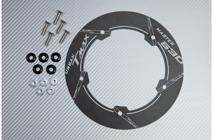 Bouchon de couronne alu noir pour YAMAHA TMAX 530 12-14