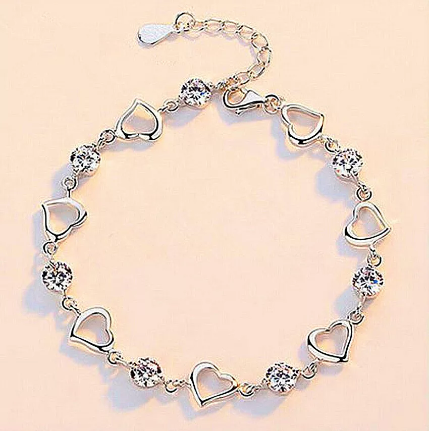 Sterling Silver Chunky Chain Bracelet - Think-Positive