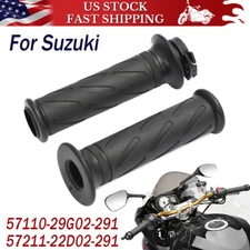For Suzuki Grips & Handle Bar Throttle Tube Pair GSXR 600 750 1000 V-STROM DL650