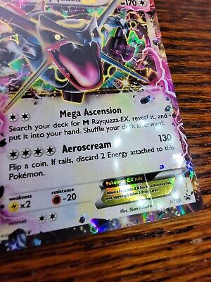 Shiny Rayquaza EX XY69 Ultra Rare Pokémon Black Star Promo - PL