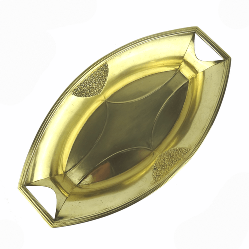 Jugendstil WMF Cake Basket Brass Bowl German Secessionist Centerpiece ca 1910 - Picture 7 of 11