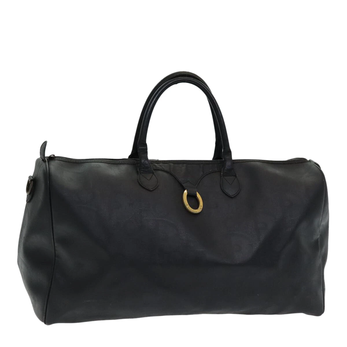 Sac Christian Dior Trotter toile Boston noir authentique am6570