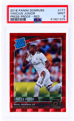 2018-19 Panini Donruss - Rated Rookie Vinicius Junior #177 Press