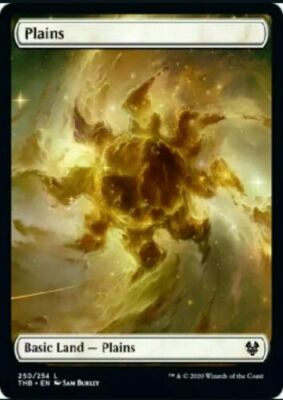 Plains 250 FULL ART Theros Beyond Death Near Mint NM MTG Magic DNA GAMES