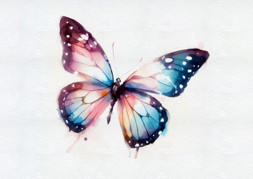 Enchanting Butterfly Collection 5"x7" Print on Matte Paper | Colorful Nature Pai - Picture 8 of 9